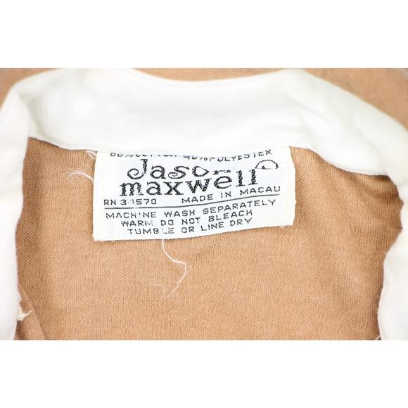 Retro Camel Polo w/ Artistic Pocket & Soft Collar - Picture 9 of 12